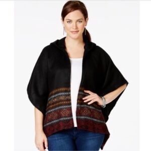 NWOT 🍁Hooded Poncho/Cardigan/Wrap/Kimono